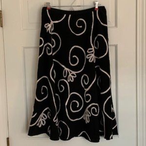 A Line Swirl Skirt